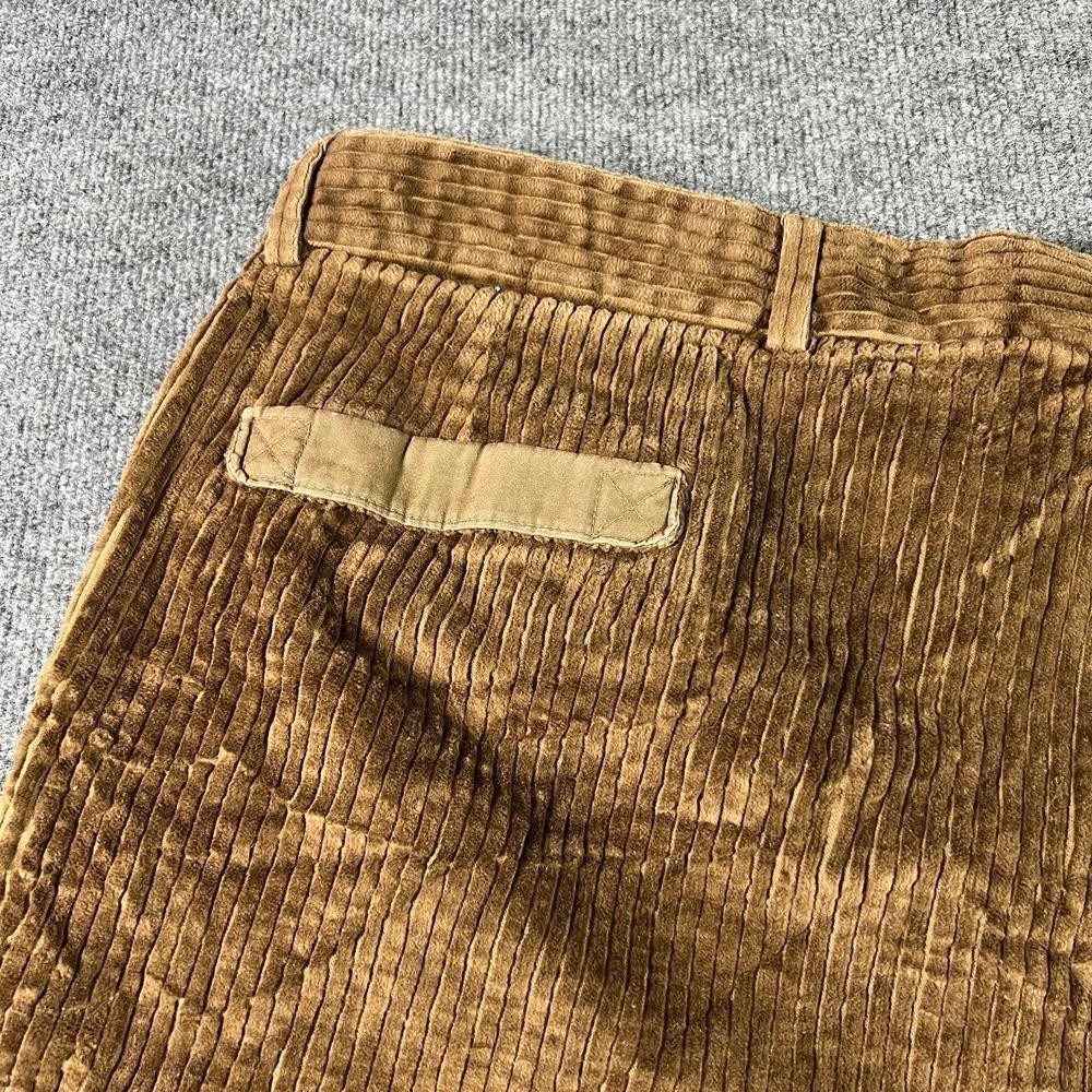 Vintage Willis & Geiger Chino Pant Men's 48x30 Brown Cotton Corduroy Straight - Picture 15 of 16